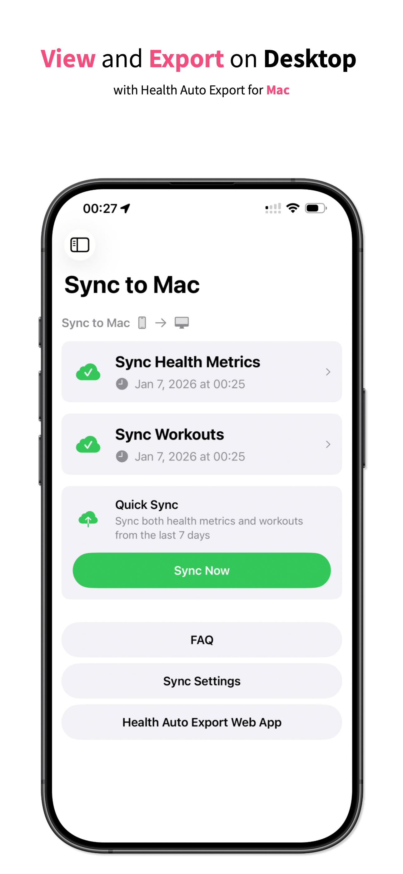 Health Auto Export screenshot 4